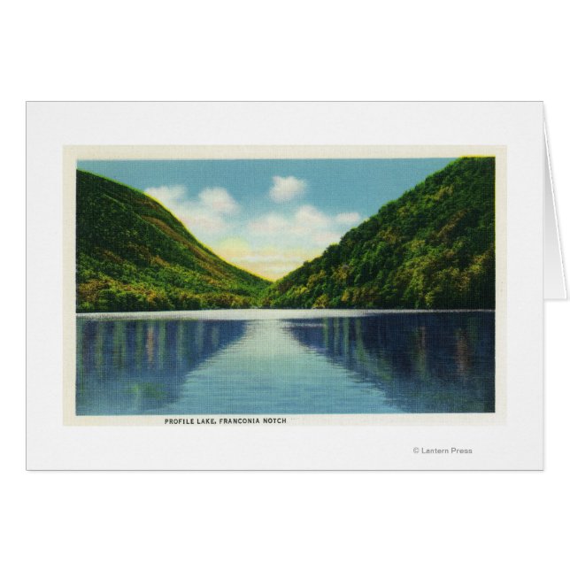 Franconia Notch Staat Park Aussicht Profil See (Vorderseite (Horizontal))