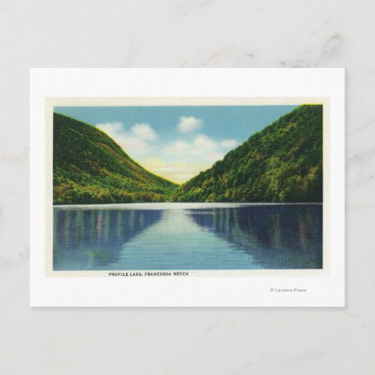 Franconia Notch Staat Park Aussicht Profil See Postkarte (Vorderseite)