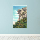 Franconia Notch Staat Park Leinwanddruck (Insitu (Holzboden))