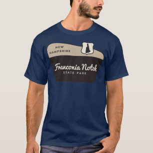 Franconia Notch Staat Park New Hampshire Welcome S T-Shirt