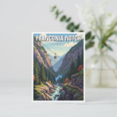 Franconia Notch Staat Park Travel Postkarte (Stehend Vorderseite)