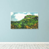 Franconia Notch Staat Park View of Indian Head Leinwanddruck (Insitu (Holzboden))