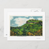 Franconia Notch Staat Park View of Indian Head Postkarte (Vorne/Hinten)