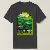 Franconia Notch State Park New Hampshire T-Shirt (Design vorne)