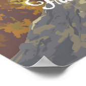 Franconia Notch State Park Reiseplakat Poster (Ecke)