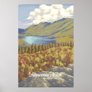 Franconia Notch State Park Reiseplakat Poster