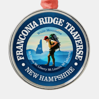Franconia Ridge Traverse (C) Ornament Aus Metall