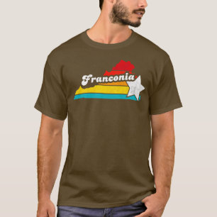 Franconia Virginia Vintag Distressed Souvenir 2 T-Shirt
