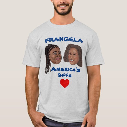 Frangela Cartoon Head T - Shirt (Vorderseite)