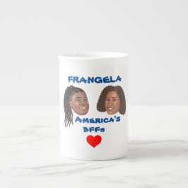 Frangela Cartoon Heads Tasse