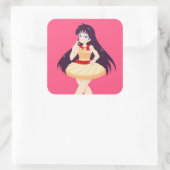 Frangi Mars Quadratischer Aufkleber (Tasche)