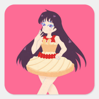 Frangi Mars Quadratischer Aufkleber