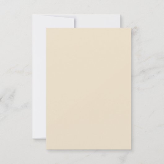 Frangipani Beach Hochzeit Wasserfarbe Kunst, Dicht Einladung (Rückseite)