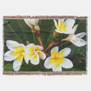 Frangipani Blossom Cluster Artistic Style Decke