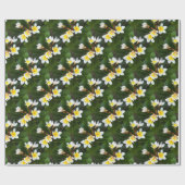 Frangipani Blossom Cluster Artistic Style Geschenkpapier (Flach)