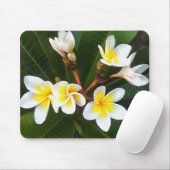 Frangipani Blossom Cluster Artistic Style Mousepad (Mit Mouse)