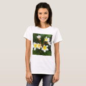 Frangipani Blossom Cluster Artistic Style T-Shirt (Vorne ganz)