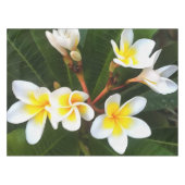 Frangipani Blossom Cluster Artistic Style Tischdecke (Vorderseite (Horizontal))