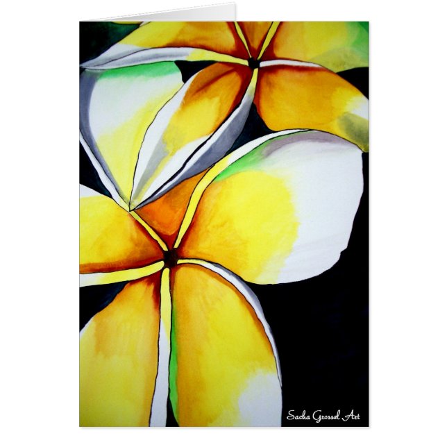 Frangipani Blume Art (Vorne)