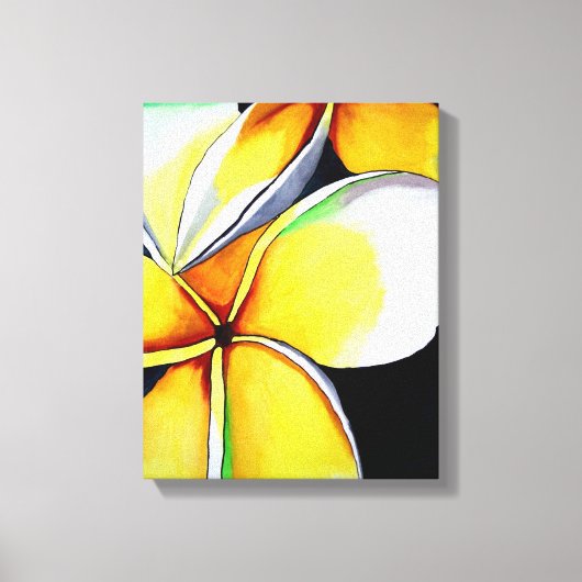 Frangipani Blume Art Leinwand Sacha Grossel Art (Vorderseite)
