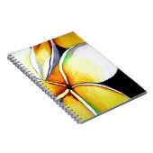 Frangipani Blume Art Notizblock (Rechte Seite)