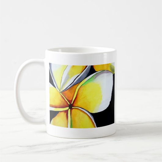 Frangipani Blume Art Tasse (Links)