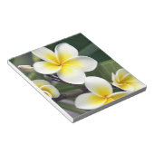 Frangipani Blume Cook Islands Notizblock (angewinkelt)