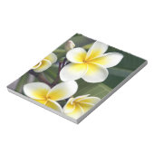 Frangipani Blume Cook Islands Notizblock (Rotiert)