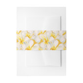 Frangipani-Blume Einladungsbanderole (Vorderseite Beispiel)