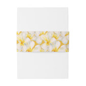 Frangipani-Blume Einladungsbanderole (Rückseitenbeispiel)