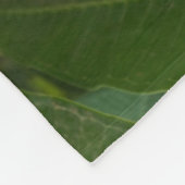 Frangipani-Blume Fleecedecke (Ecke)