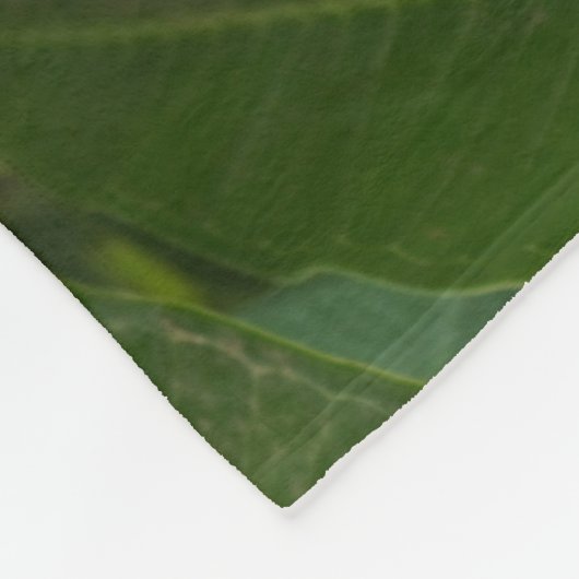 Frangipani-Blume Fleecedecke (Ecke)