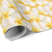 Frangipani-Blume Geschenkpapier (Rolleneckpunkt)