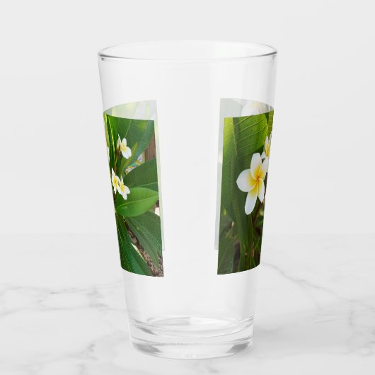 Frangipani-Blume Glas (Rechts)