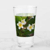 Frangipani-Blume Glas (Vorderseite)
