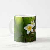 Frangipani-Blume Kaffeetasse (Vorderseite Links)