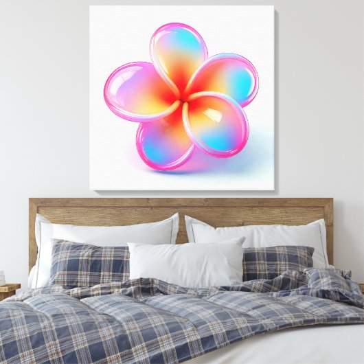 Frangipani Blume Leinwand Art Collection (Insitu (Schlafzimmer))