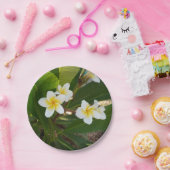 Frangipani-Blume Pappteller (Party)