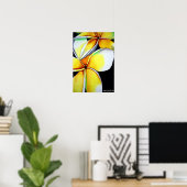 Frangipani Blume Poster von Sacha Grossel Art (Heimbüro)