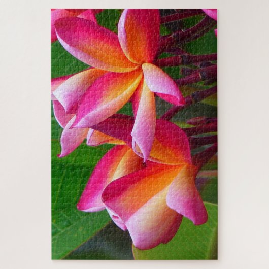 Frangipani-Blume-Puzzle Puzzle (Vertikal)