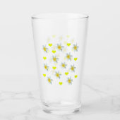 Frangipani-Blume und Lieben, Glas (Vorderseite)