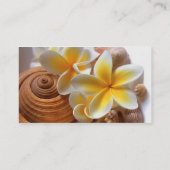 Frangipani-Blume Visitenkarte (Rückseite)