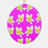 Frangipani_Blush, Keramik Ornament (Links)