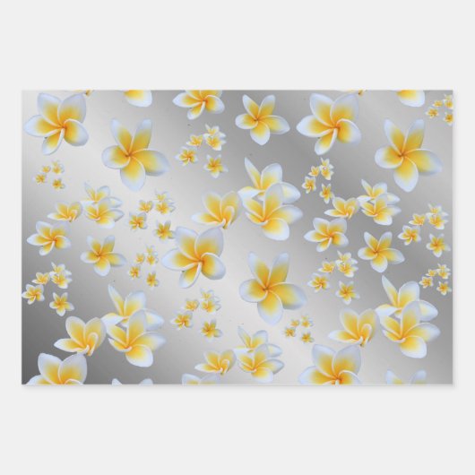Frangipani, Blütenblätter, Blume, Design, Blüte, K Geschenkpapier Set (Vorderseite 2)