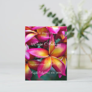 Frangipani Brautparty Einladung