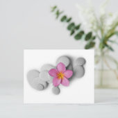 Frangipani Calm Postkarte (Stehend Vorderseite)