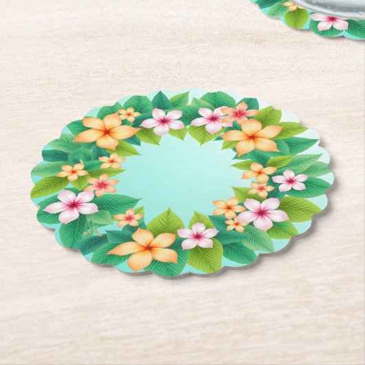 Frangipani Dreamscape Untersetzer (angewinkelt)