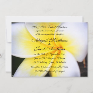Frangipani - Einladung zur Hochzeit