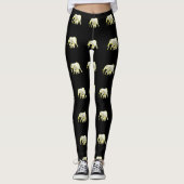 Frangipani Elephants, Ladys Leggings (Vorderseite)