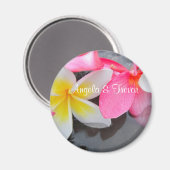 Frangipani Fever Magnet (Vorderseite/Rückseite)